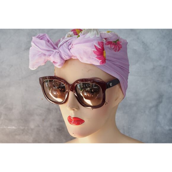 EMMANUELLE KHANH PARIS 5050 41 Deep dark red Sunglasses France Vintage 1990s main image 7